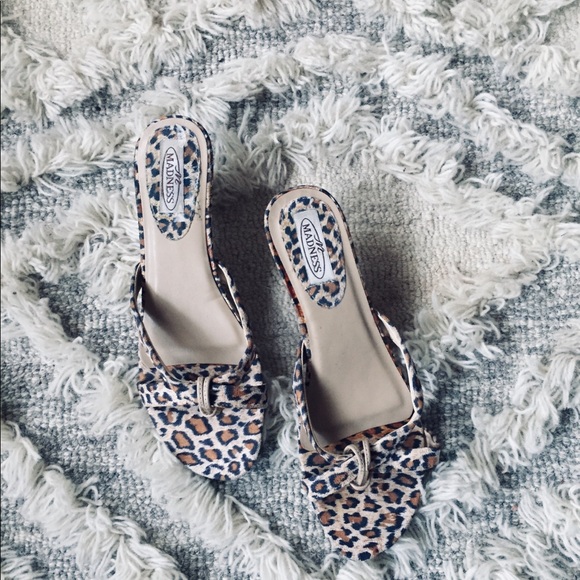 🐆Vintage Thong Toe Kitten Heels - Picture 3 of 5